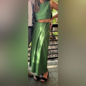 Reformation Green Mylie Set
